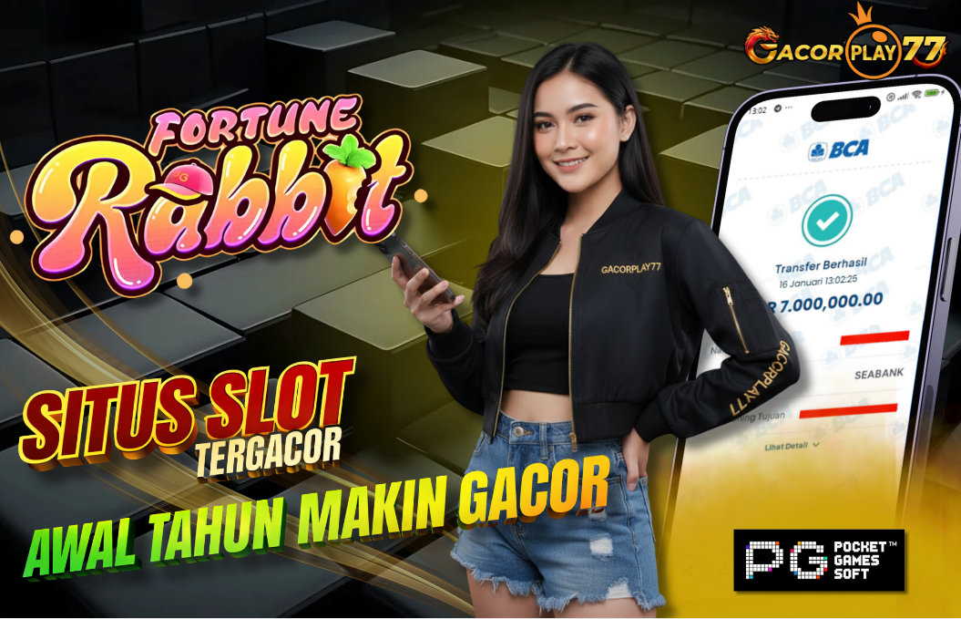 Selamat kepada user id : gi****ru Wede Rp 7.000.000 di Game FORTUNE RABBIT PG SOFT Cair Gk Sampe 1 Menit! Menang Mudah di Gacorplay77